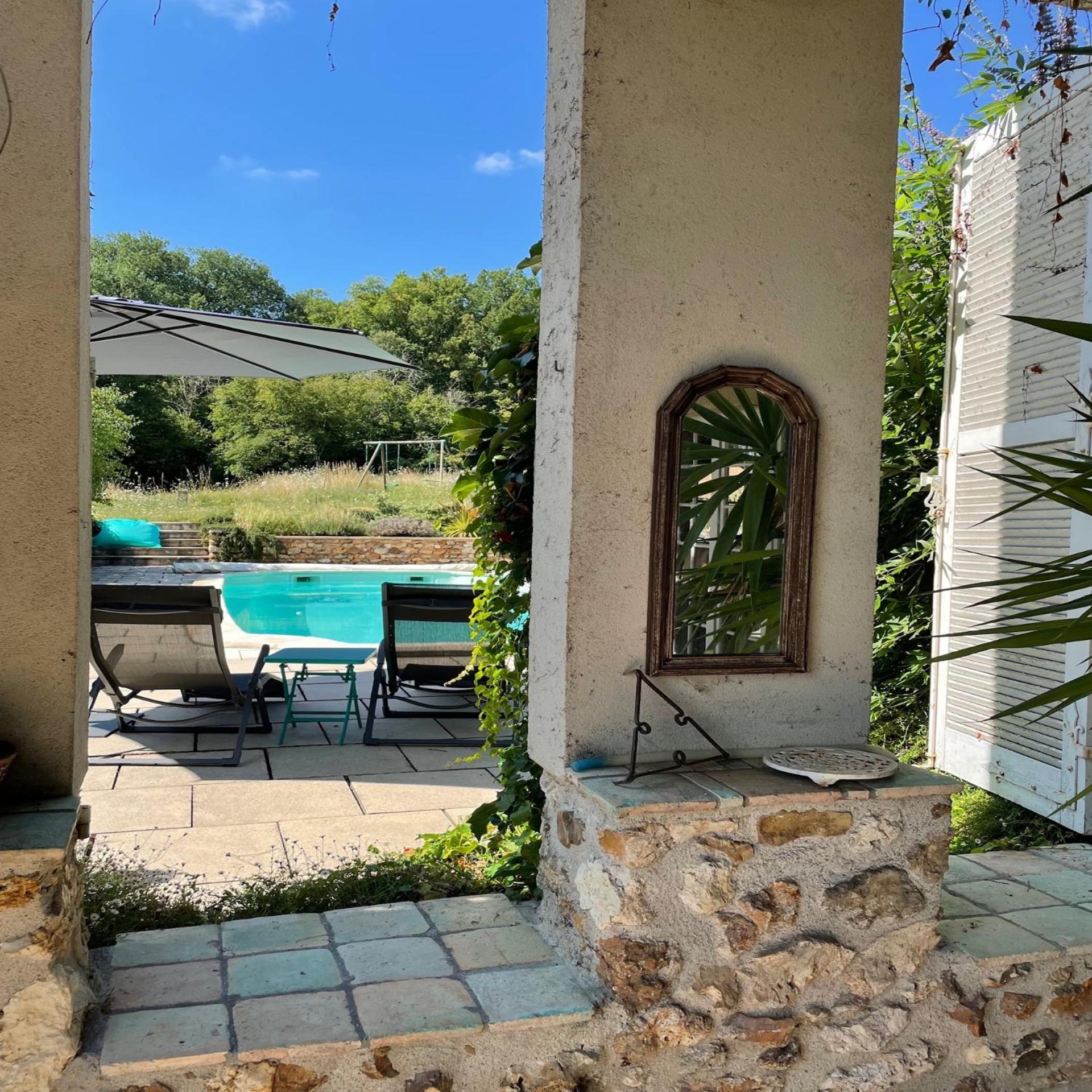 Les Bertaulieres Bed & Breakfast Bossay-sur-Claise Eksteriør bilde
